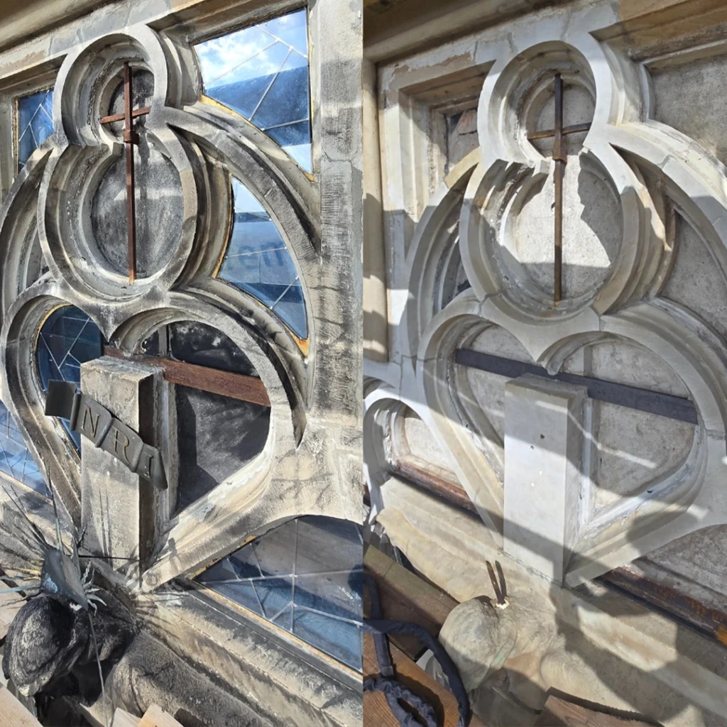 czyszczenie laserem zabytków